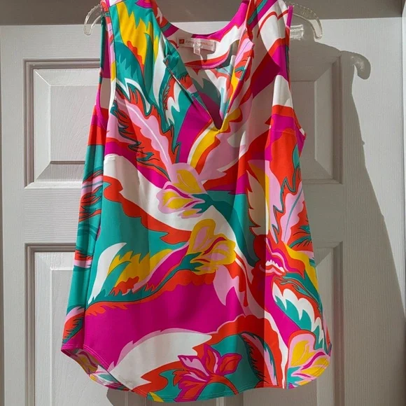 Jude Connally Multicolor Sleeveless Top - Picture 1 of 3
